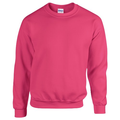 Gildan 50/50 Adult Crewneck Sweat Sudadera, Morado (Heliconia Heliconia), Small para Hombre