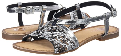 Gioseppo 44173, Sandalias con Punta Abierta Mujer, Gris (Grey), 36 EU