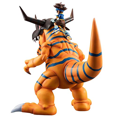 GJLMR Digimon Adventure Figure Greymon & Taichi Yagami XCJSWZZ