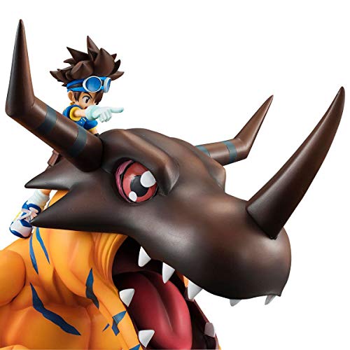 GJLMR Digimon Adventure Figure Greymon & Taichi Yagami XCJSWZZ