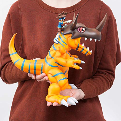 GJLMR Digimon Adventure Figure Greymon & Taichi Yagami XCJSWZZ