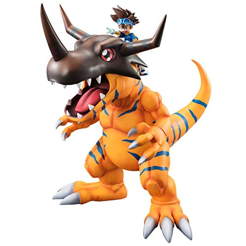 GJLMR Digimon Adventure Figure Greymon & Taichi Yagami XCJSWZZ