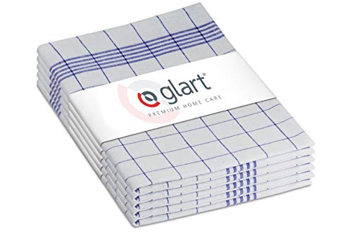 Glart Pack de paños, Algodón, Azul/Blanco, Talla única, 10