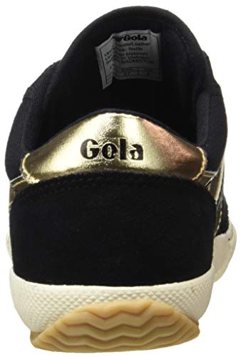 Gola Badminton, Zapatillas Mujer, Negro Dorado, 39 EU