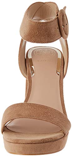 Guess Brendy (Sandal)/Suede, Sandalias con cuña Mujer, Luz Natural, 41 EU