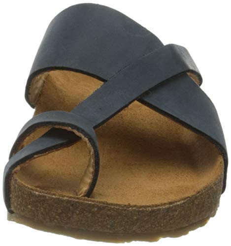 Haflinger Bio Jack, Chanclas Unisex Adulto, Azul (Navy 749), 41 EU