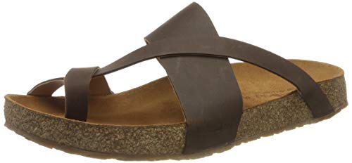 Haflinger Bio Jack, Chanclas Unisex Adulto, Marrón (Braun 730), 42 EU