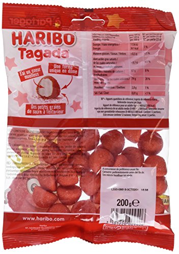 HARIBO Tagada Original (0130940), Fresa, 200 Gramos