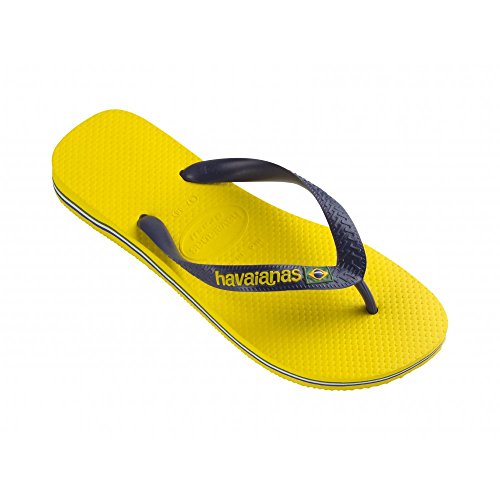 Havaianas Brasil, Chanclas Unisex Adulto, Amarillo (Citrus Yellow), 37-38 EU