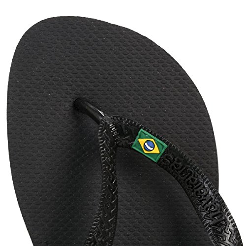 Havaianas Brasil Chanclas Unisex Adulto, Negro (Black 0090), 39/40 EU