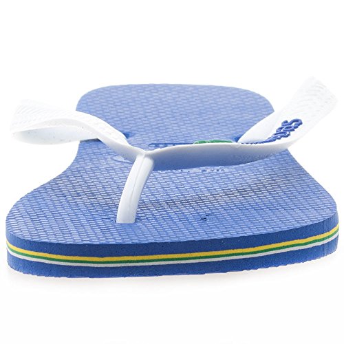 Havaianas Brasil Logo, Chanclas Unisex Adulto, Azul (Marine Blue), 43/44 EU