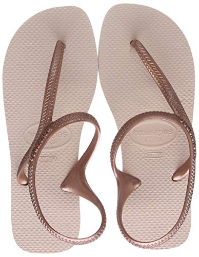 Havaianas Flash Urban, Sandalias Planas Mujer, Ballet Rosa Dorado, 41/42