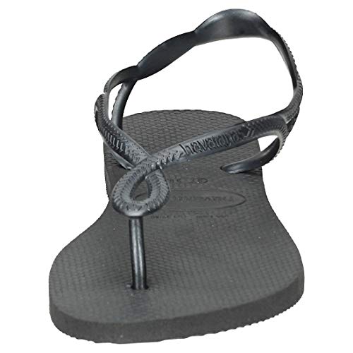 Havaianas Luna, Sandalias para Mujer, Negro (Black), 37/38 EU