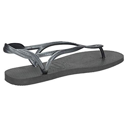 Havaianas Luna, Sandalias para Mujer, Negro (Black), 37/38 EU