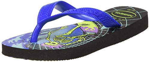 Havaianas Radical, Chanclas Unisex Niños, Multicolor (Black/Blue Star 3768), 33/34 EU