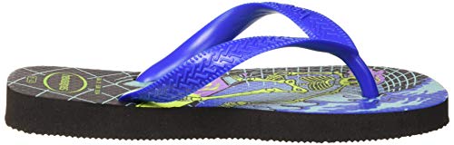 Havaianas Radical, Chanclas Unisex Niños, Multicolor (Black/Blue Star 3768), 33/34 EU