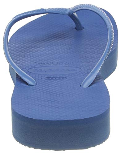 Havaianas Slim Flatform, Chanclas para Mujer, Azul (Blue 0057), 37/38 EU