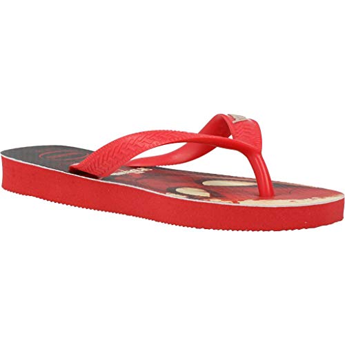 Havaianas Top Marvel, Chanclas Unisex Niños, Multicolor (Ruby Red 2090), 29/30