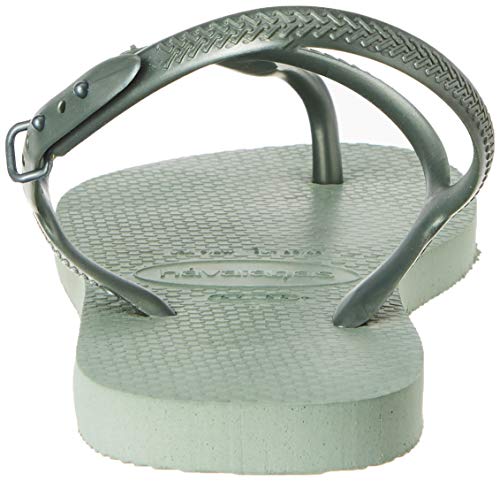 Havaianas Twist, Sandalias con Tira Vertical para Mujer, Verde (Mineral Green 2996), 33/34 EU