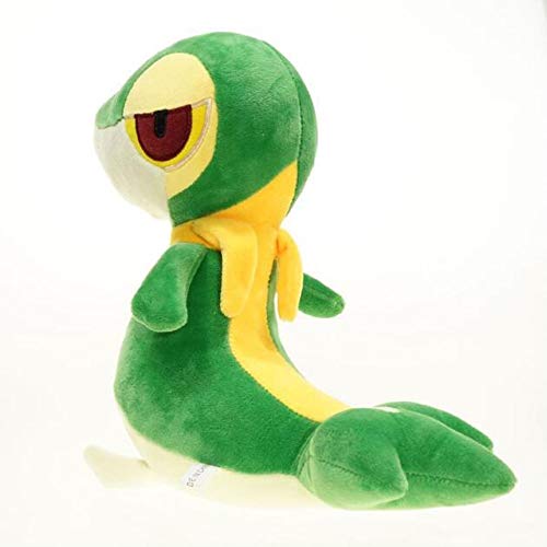 HHtoy Pokemon Dibujos Animados 30CM Serpiente de Hierba Elf Juguete Suave Relleno Almohadilla de la Felpa de la muñeca de cumpleaños de Navidad de los niños de la marioneta de Regalos - Snivy