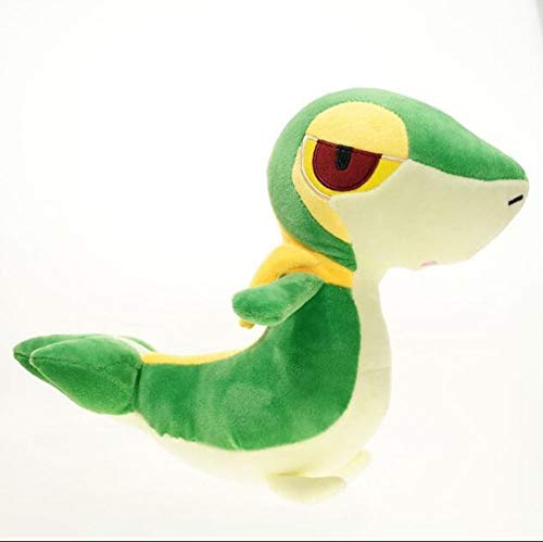 HHtoy Pokemon Dibujos Animados 30CM Serpiente de Hierba Elf Juguete Suave Relleno Almohadilla de la Felpa de la muñeca de cumpleaños de Navidad de los niños de la marioneta de Regalos - Snivy