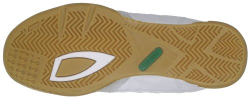 Hi-Tec Squash Classic Court Trainers - Zapatillas de ante unisexo, color blanco (white/dark green), tala 41