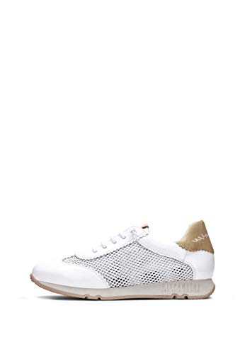 Hispanitas Deportivo White/White/Sand Zapatillas para Mujer, 38