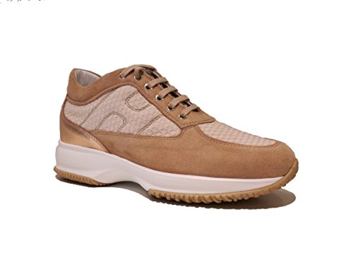 HOGAN interactive Zapatillas shoes sneakers sneaker de Caucho para Mujer * Beige Size: 38.5 EU