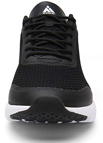 Hombre Aire Zapatillas Trail Running Mujer Deportivas para Caminando Transpirable Antideslizante Sneakers St.1 Negro 42 EU