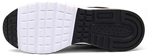 Hombre Aire Zapatillas Trail Running Mujer Deportivas para Caminando Transpirable Antideslizante Sneakers St.1 Negro 42 EU