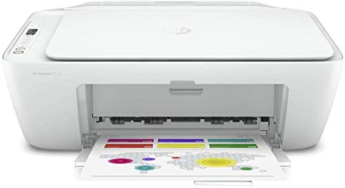 HP DeskJet 2720 - Impresora multifunción, Wi-Fi, Bluetooth, copia, escanea, compatible con Instant Ink (3XV18B)