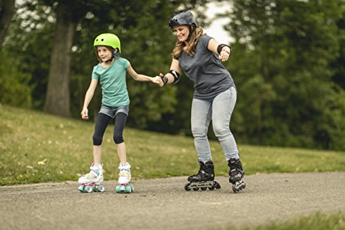 Hudora Patines para niños y Chicas Skate Wonders, Ajustables, Tallas 28-35, Unisex, Skates, Multicolor, 32-35