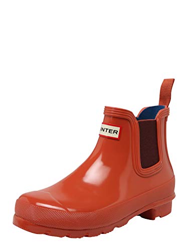 HUNTER Botas Chelsea para mujer Original Gloss, rojo (Rojo), 37 EU