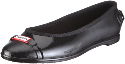 Hunter Curzon W24042 - Bailarinas para Mujer, Color Negro, Talla 37