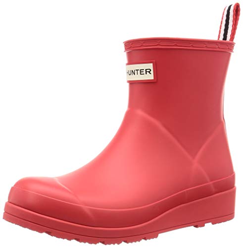 HUNTER Original Play Boot Short/Mid, Botas de Lluvia Mujer, Rojo, 37 EU