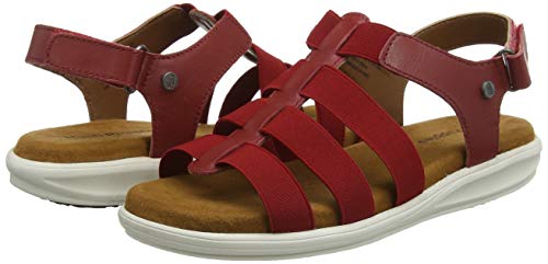 Hush Puppies Hailey, Sandalias de Gladiador Mujer, Rojo Rojo Y Rojo, 38 EU