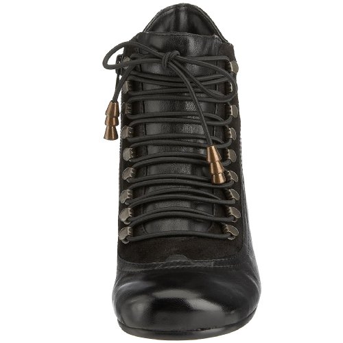 Hush Puppies Vivianna - Botines de caña alta con tacón para mujer, Negro (Black/Multi), 36