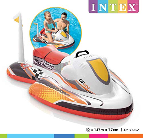 Intex 57520NP - Moto acuática hinchable para niños 117 x 77 cm