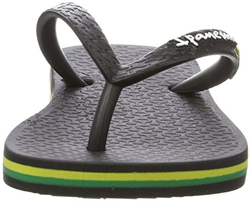 Ipanema Classic Brasil II Kids, Chanclas Unisex Adulto, Color: Negro 8041, 38 EU