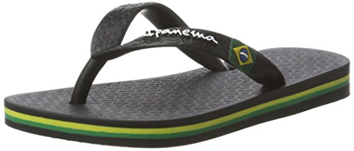 Ipanema Classic Brasil II Kids, Chanclas Unisex Adulto, Color: Negro 8041, 38 EU