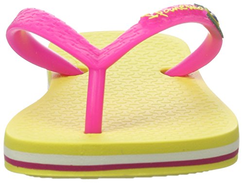 Ipanema Classica Brasil II Kids, Chanclas Unisex niños, Multicolor Amarillo y Rosa, 37 EU