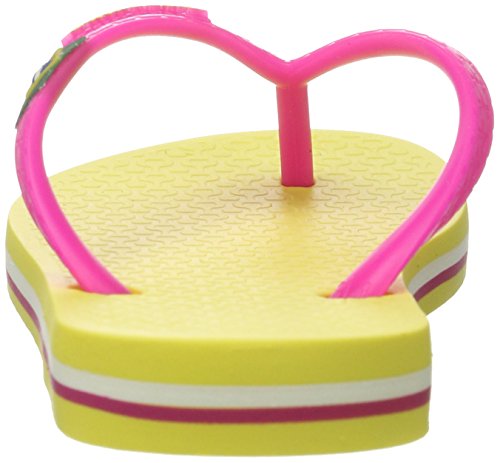 Ipanema Classica Brasil II Kids, Chanclas Unisex niños, Multicolor Amarillo y Rosa, 37 EU