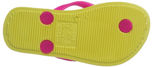 Ipanema Classica Brasil II Kids, Chanclas Unisex niños, Multicolor Amarillo y Rosa, 37 EU