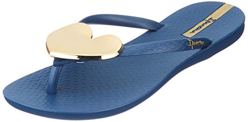 Ipanema Maxi Fashion II Fem, Chanclas Mujer, Multicolor (Blue/Gold 9218.0), 41/42 EU