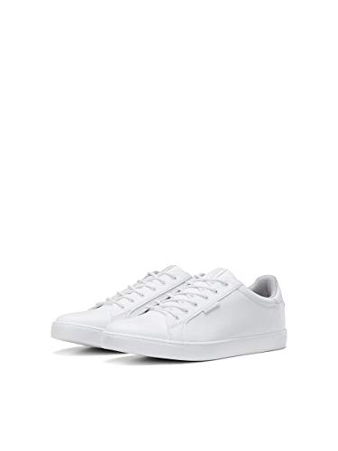 JACK & JONES Jfwtrent PU 19 Noos, Zapatillas Hombre, Blanco (Bright White Bright White), 42 EU