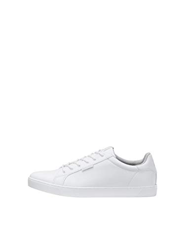 JACK & JONES Jfwtrent PU 19 Noos, Zapatillas Hombre, Blanco (Bright White Bright White), 42 EU