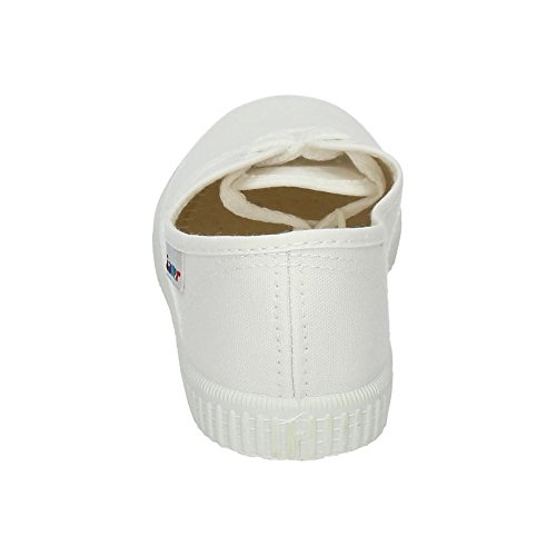 JAVER 60 Bambas Lona Ingles Mujer Zapatillas Blanco 44