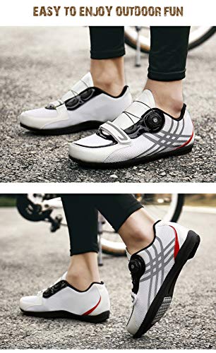 JINHU Antideslizante, Zapatos De Ciclo MTB Zapatos Zapatillas De Deporte De Los Zapatos De Bicicleta De Montaña Camino De La Bicicleta Profesional De Las Zapatillas De Deporte De Ciclo Ultraligero