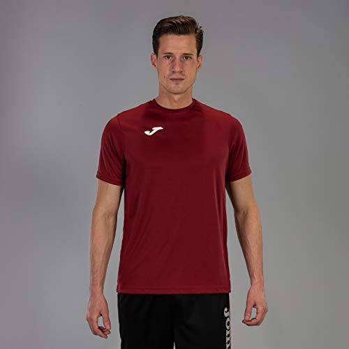 Joma Combi Camisetas Equip. M/C, Hombre, Burdeos, S