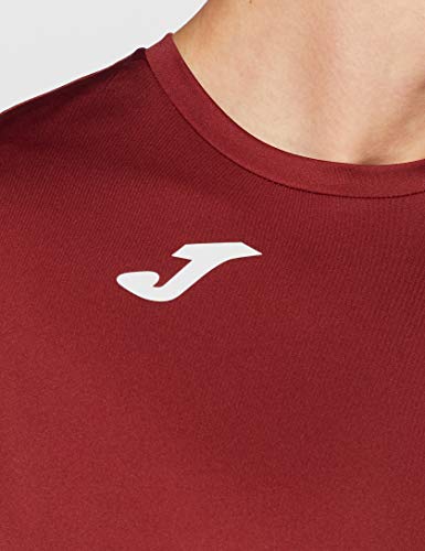 Joma Combi Camisetas Equip. M/C, Hombre, Burdeos, S